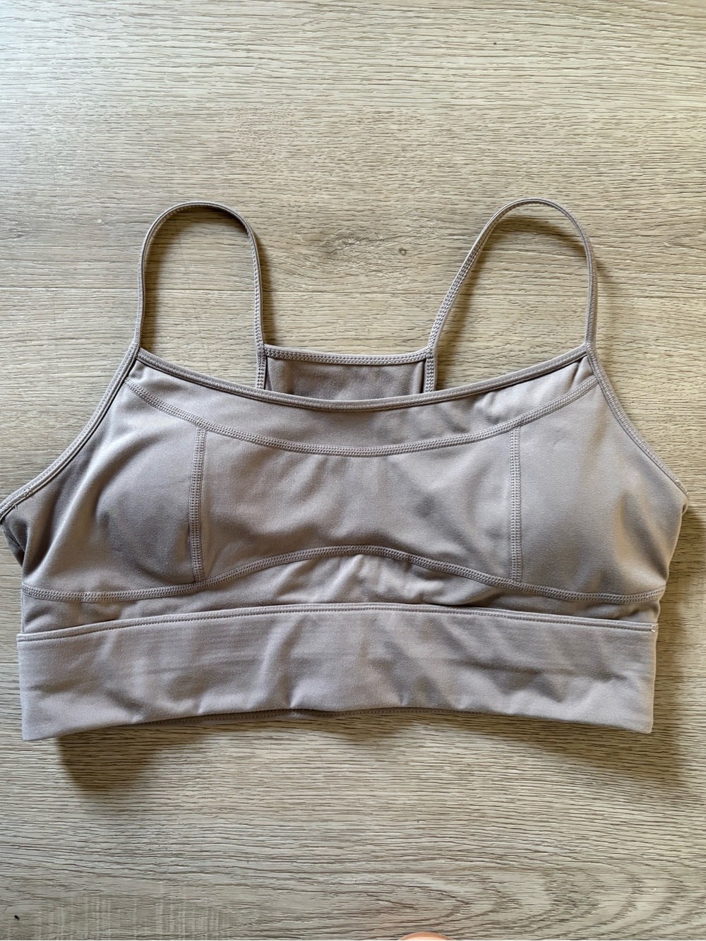 Everyday Support Seamless Sports Bra in Light Taupe